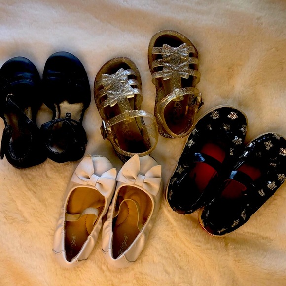 Other - Girl Shoes Size 7T —4 pairs for $15 used